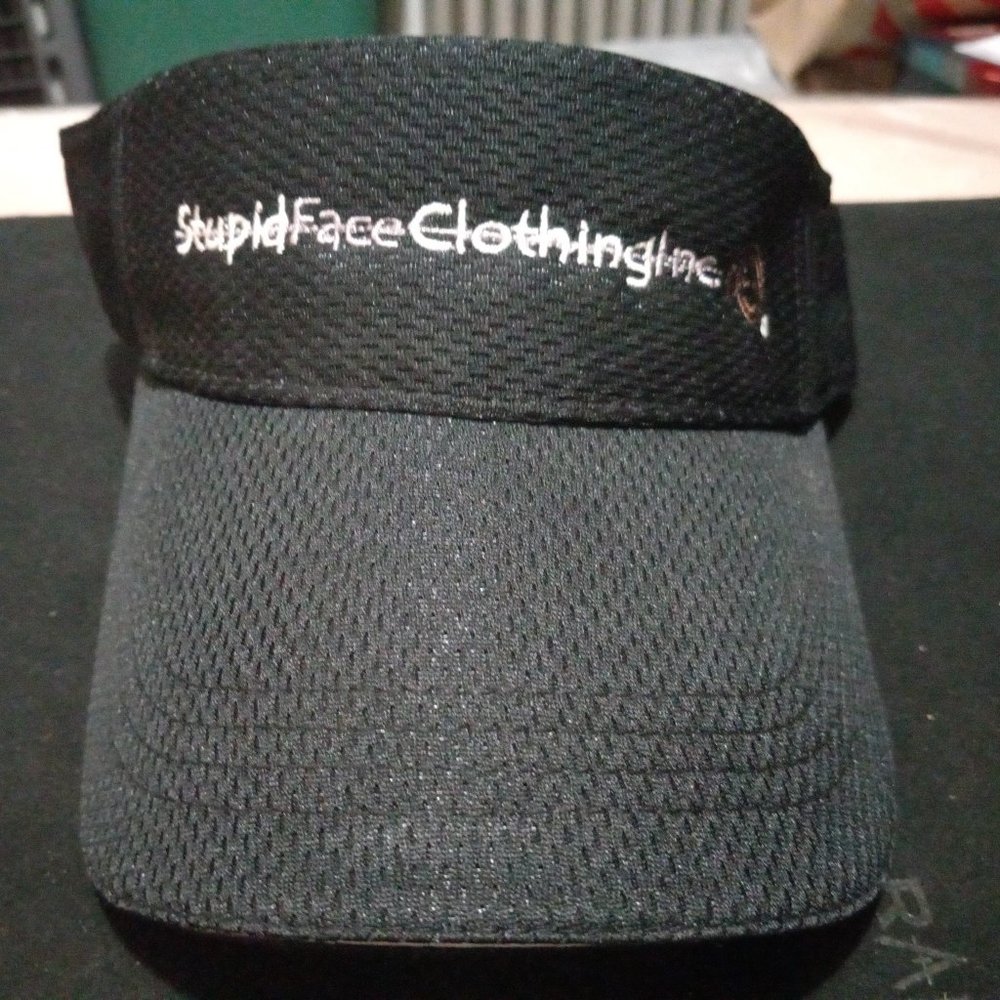 Texas Hold 'Em Poker - SF - One Size Fits All Black Adjustable Visor